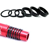 CYSKY Bike Headset Spacer 6 piezas de aluminio MTB Road Bicycle Stem Threadless Juego de espaciadores de auriculares…